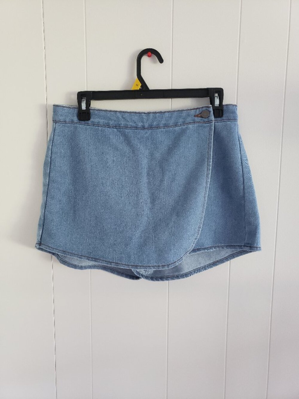 Unknown Brand Jean Wrap Skort Size L